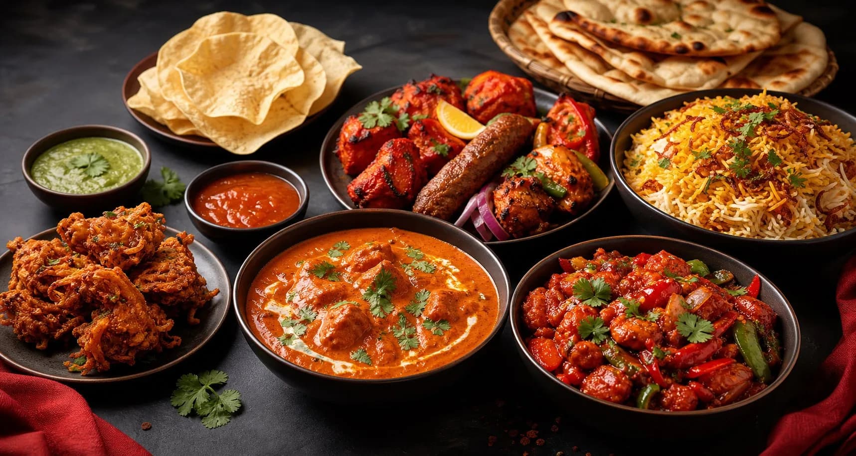 Spice Fusion takeaway dishes